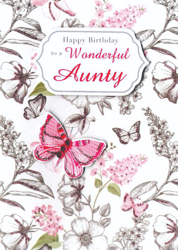 Picture of WONDERFUL AUNTY BIRTHDAY CARD